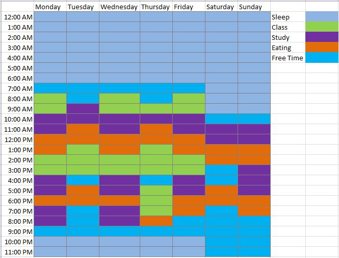 Sample Schedule
