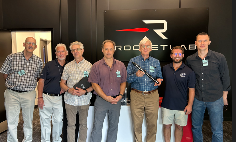 Rocket Lab Group Visiting Rocket Lab | Composites Modeling and Manufacturing Group