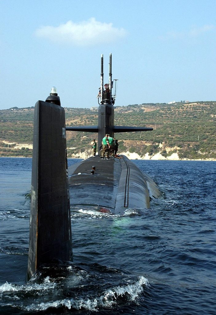 Newport News off the coast of Crete, 2004