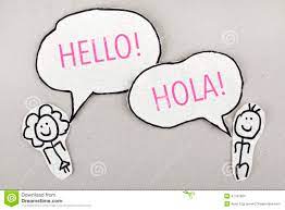 Hello Spanish Language Speaking Hola Stock Photo - Image of concept, foreign: 47707884