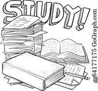 Study Clip Art - Royalty Free - GoGraph
