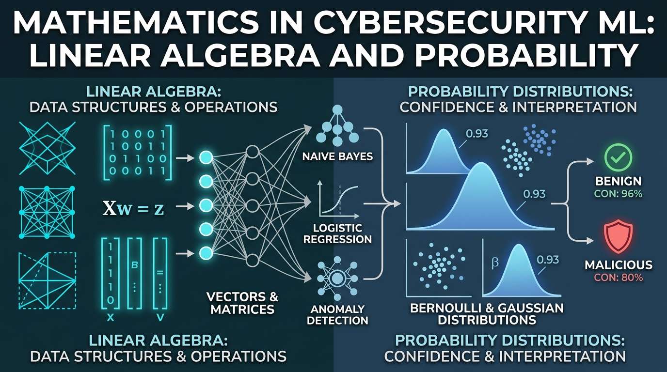Linear Algebra Behind for Cybersecurity ML Models