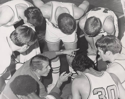 Sonny Allen with Basketball Team, circa 1970-1975